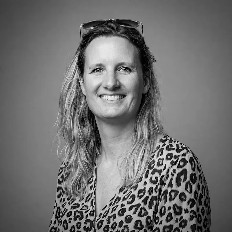 Portret van Natasja Heijink, ontwikkelregisseur bij Sportgrond